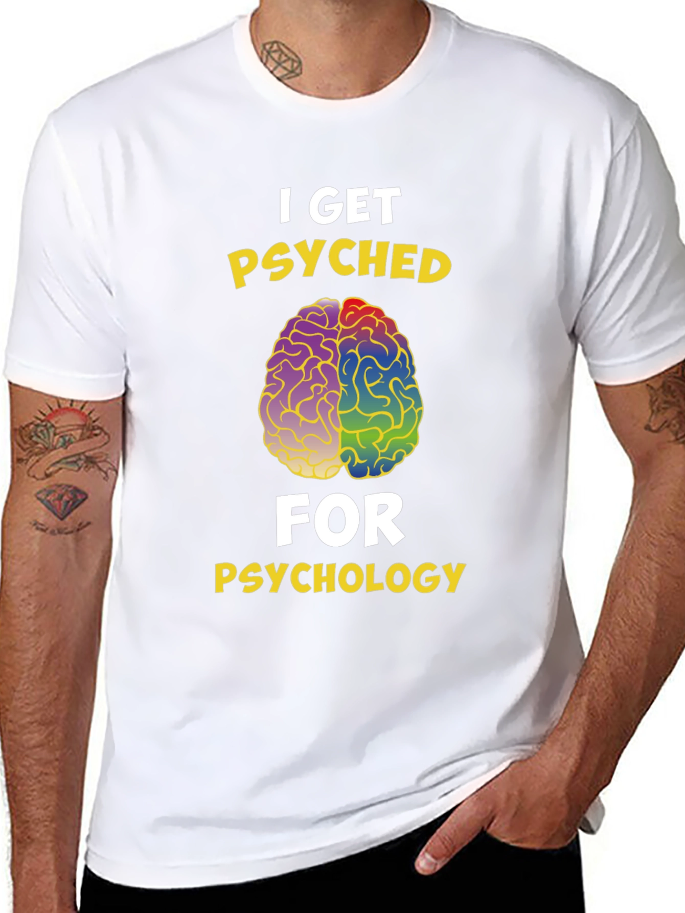 I Get Psyched for Psychology T-Shirt