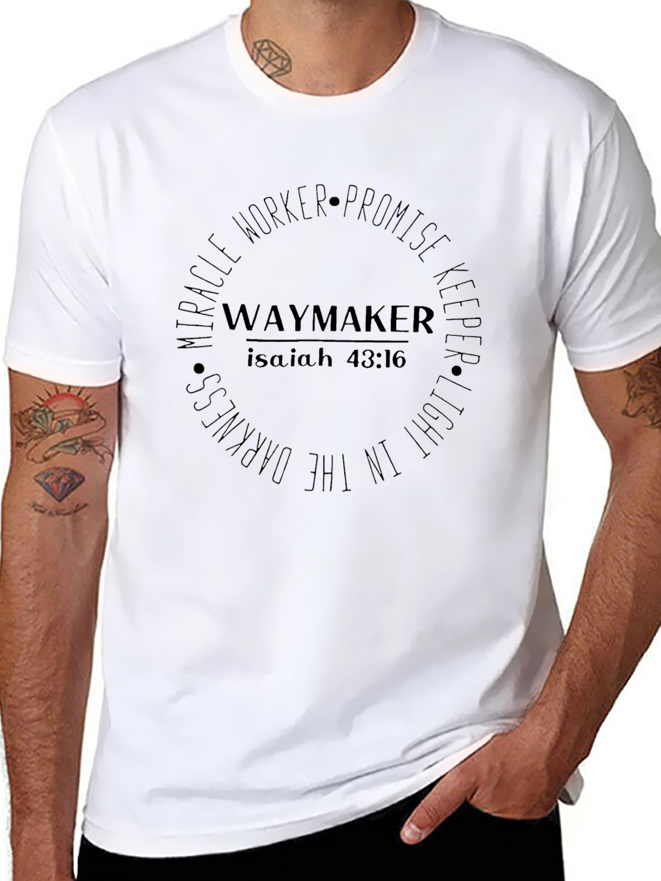 Waymaker Isaiah 43:16 Graphic T-Shirt