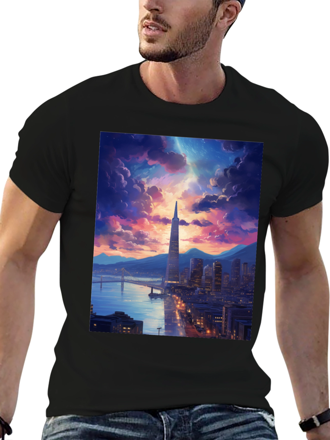 San Francisco Skyline Graphic T-Shirt
