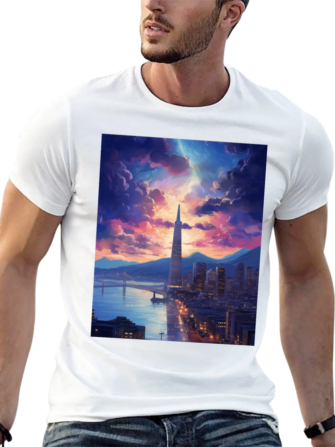 San Francisco Skyline Graphic T-Shirt
