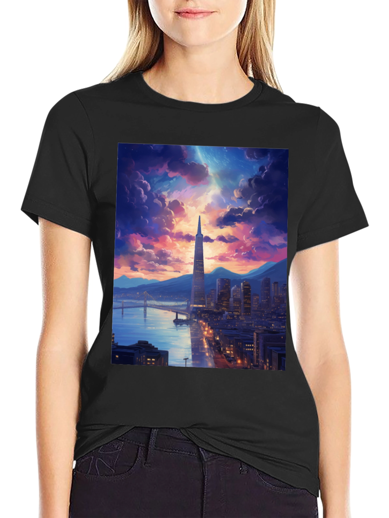 San Francisco Skyline Graphic T-Shirt