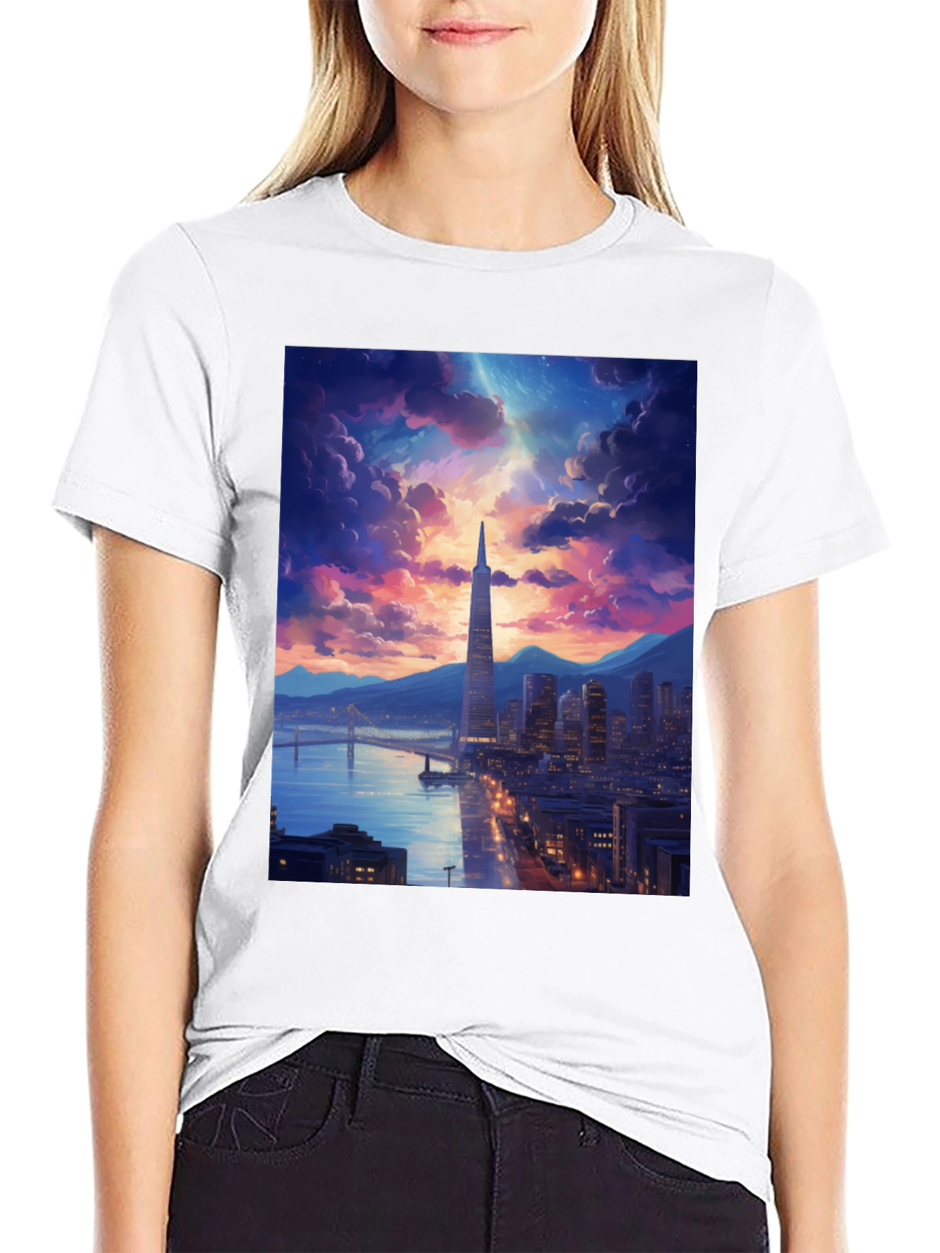 San Francisco Skyline Graphic T-Shirt
