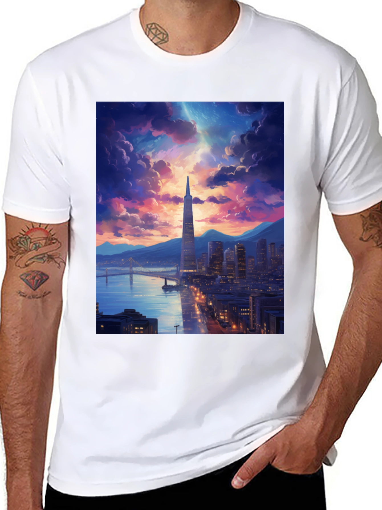 San Francisco Skyline Graphic T-Shirt