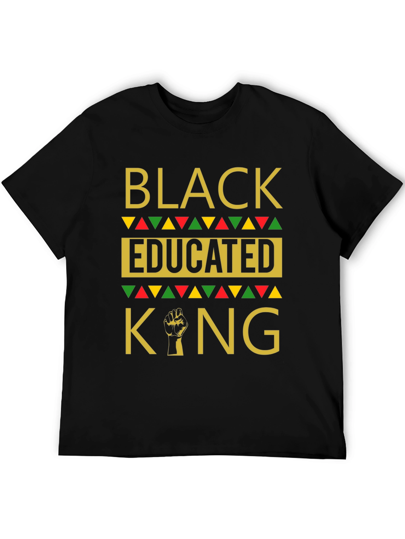 Black Educated King Graphic T-Shirt