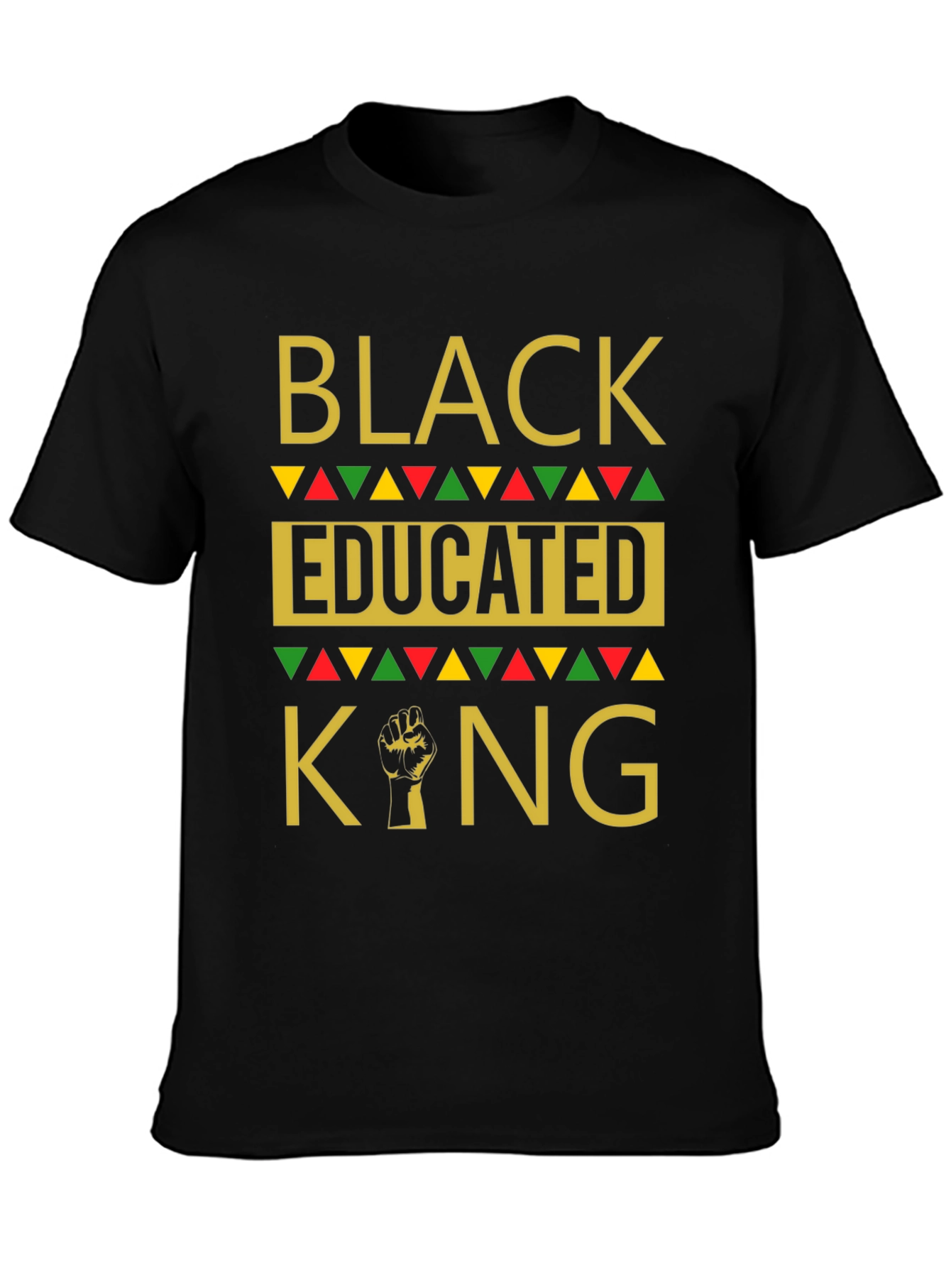 Black Educated King Graphic T-Shirt