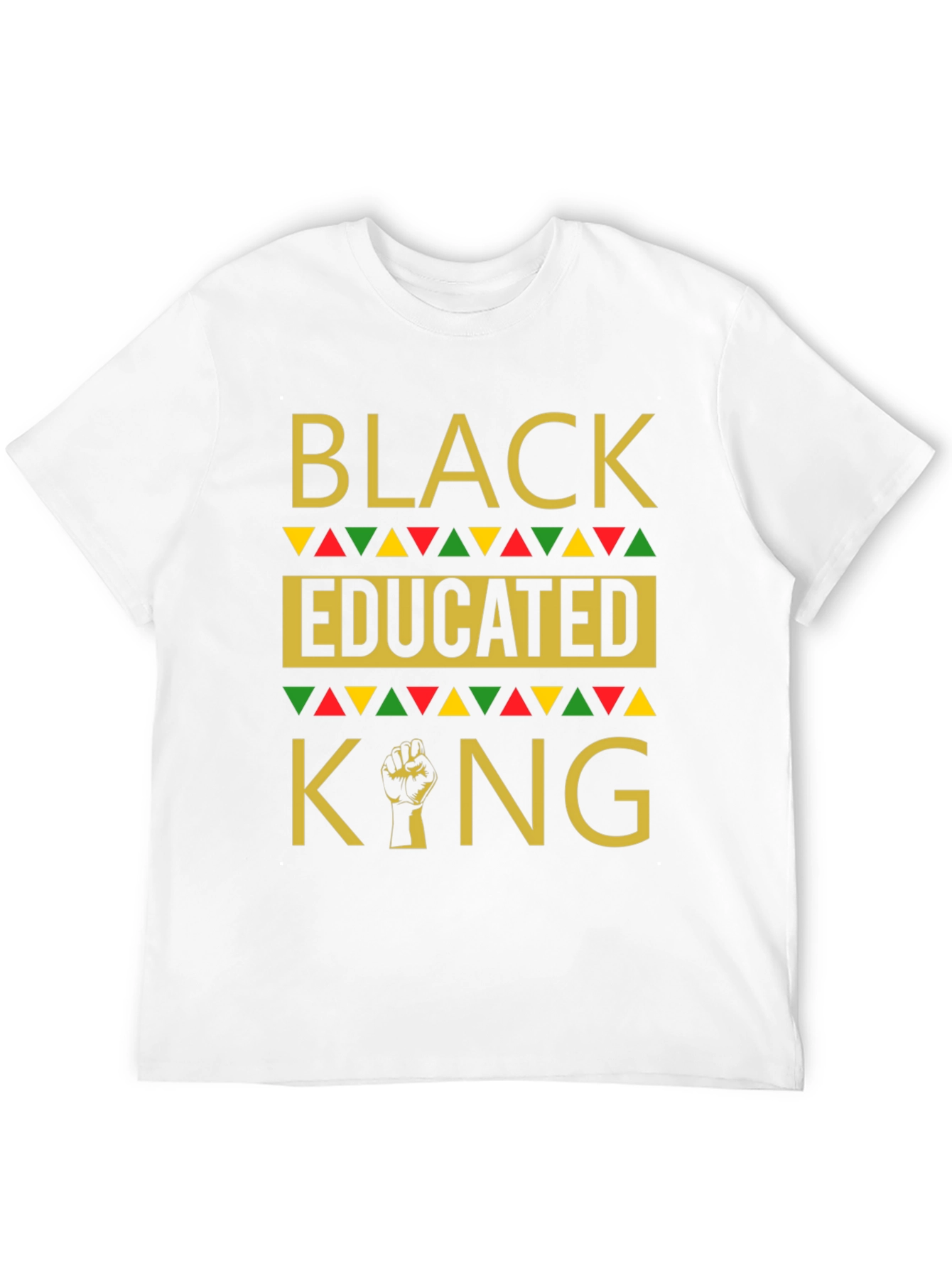 Black Educated King Graphic T-Shirt
