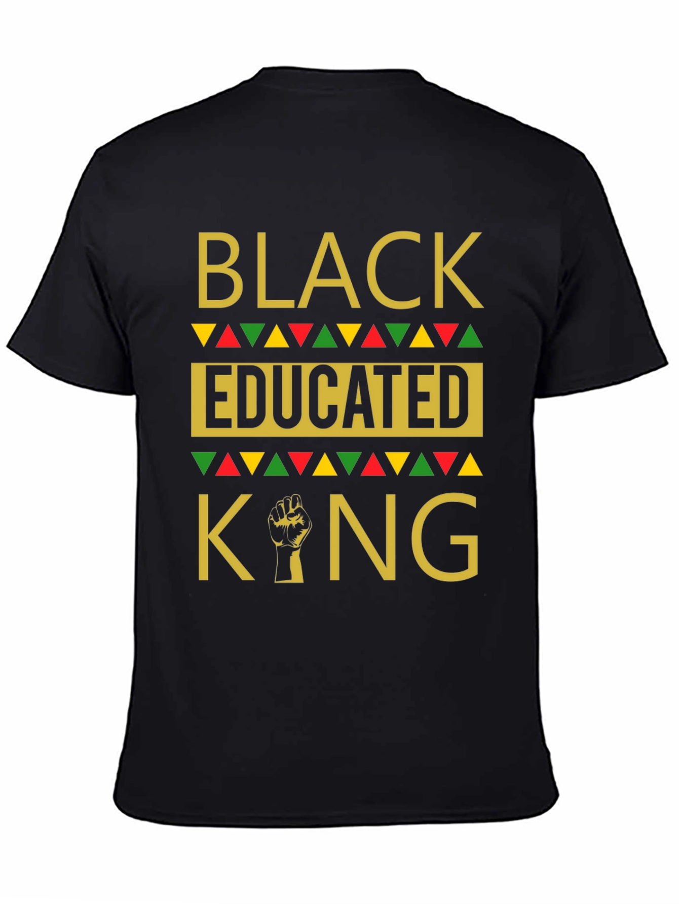 Black Educated King Graphic T-Shirt