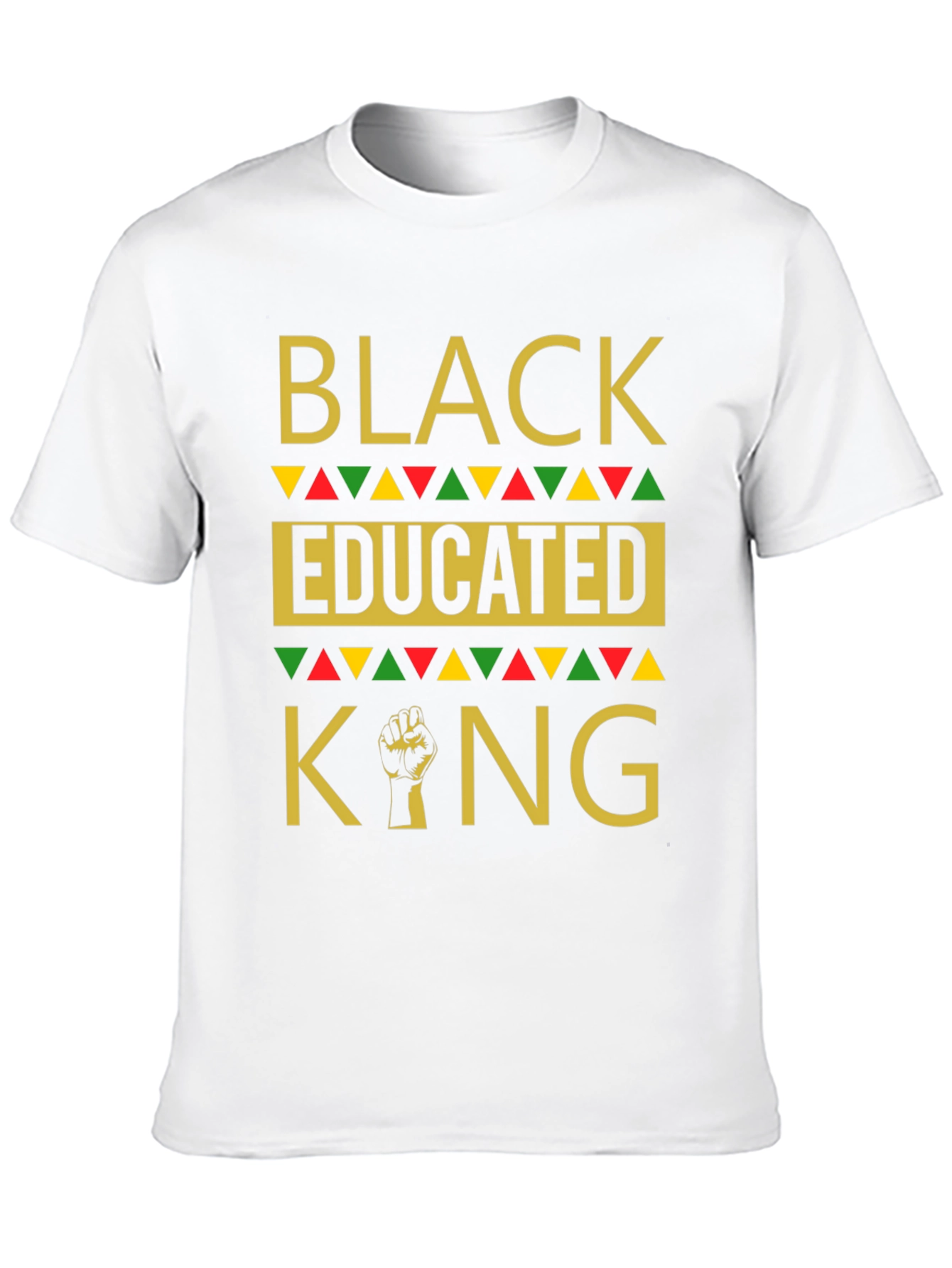 Black Educated King Graphic T-Shirt