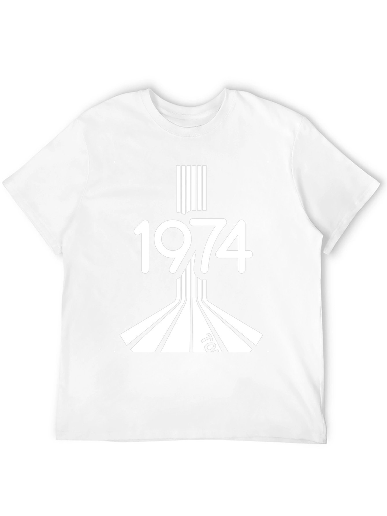 Retro 1974 Black Graphic Tee
