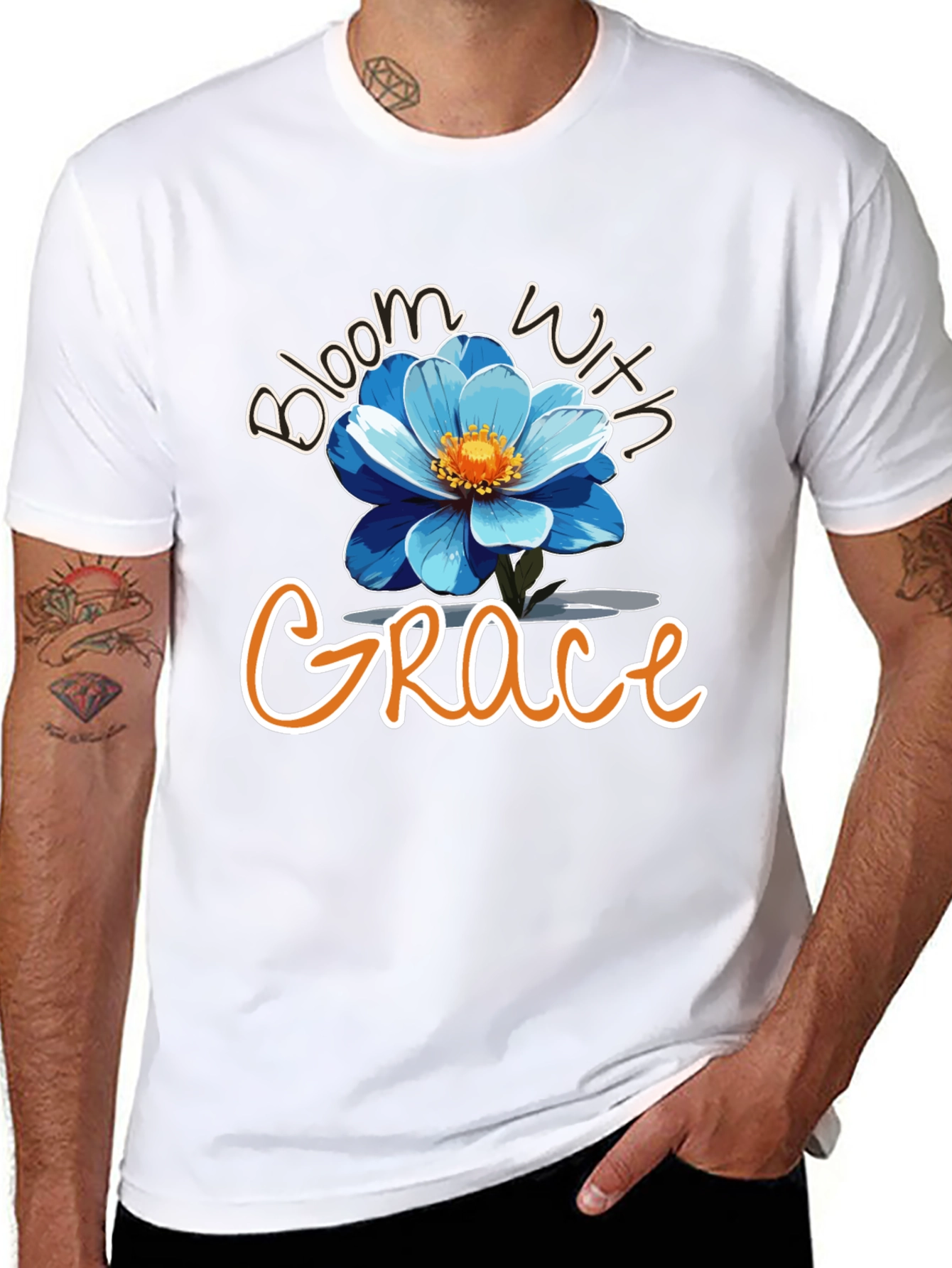 Bloom with Grace Graphic Tee