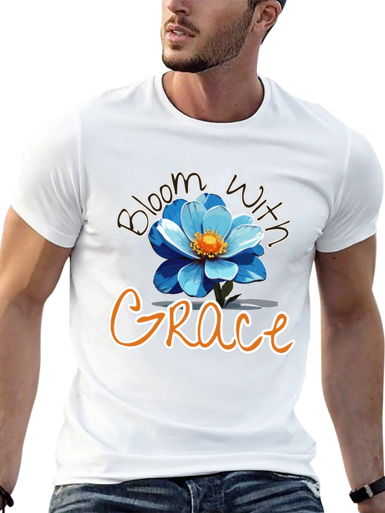 Bloom with Grace Graphic Tee