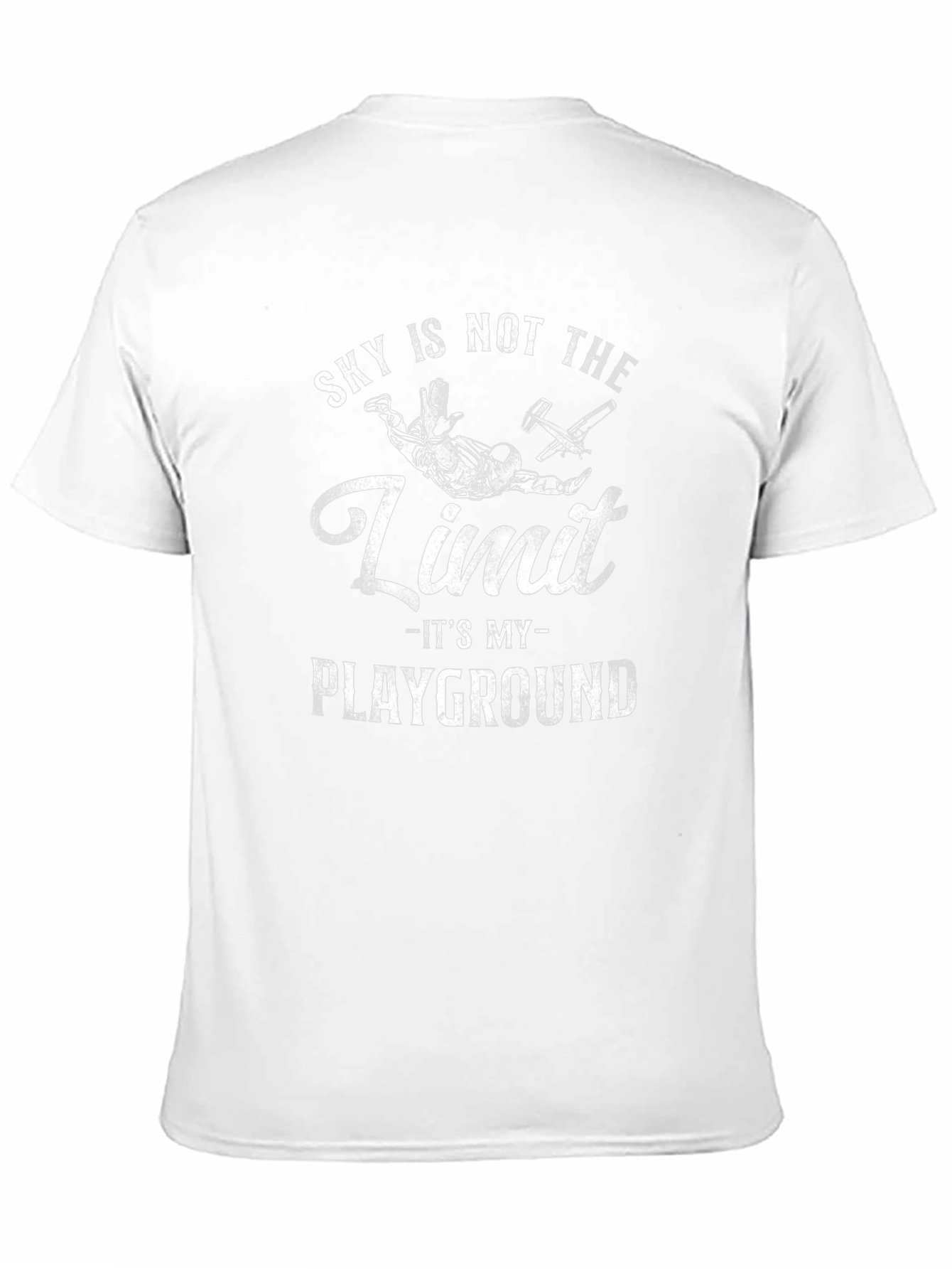 Sky Is Not The Limit Black Graphic T-Shirt