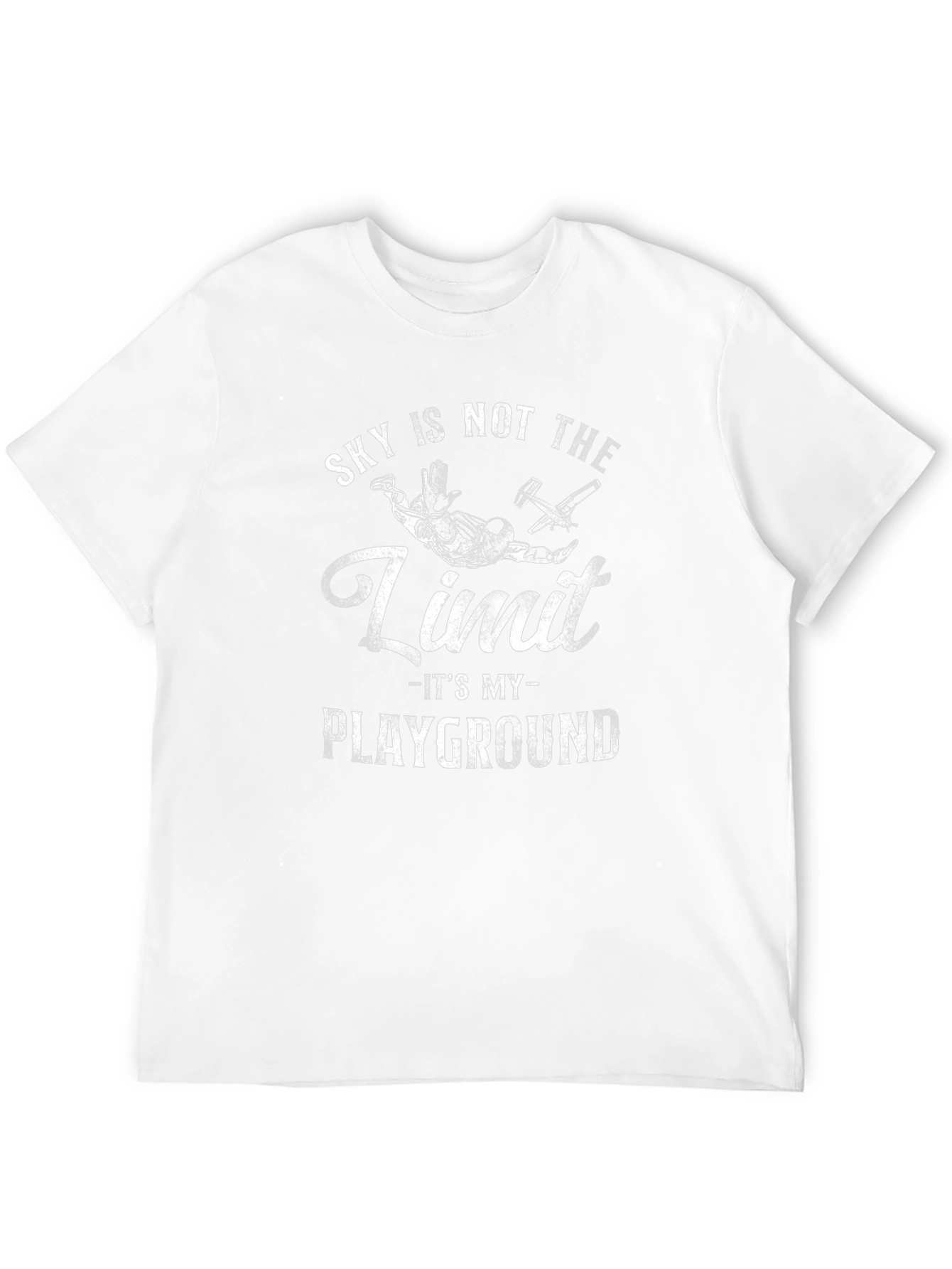 Sky Is Not The Limit Black Graphic T-Shirt