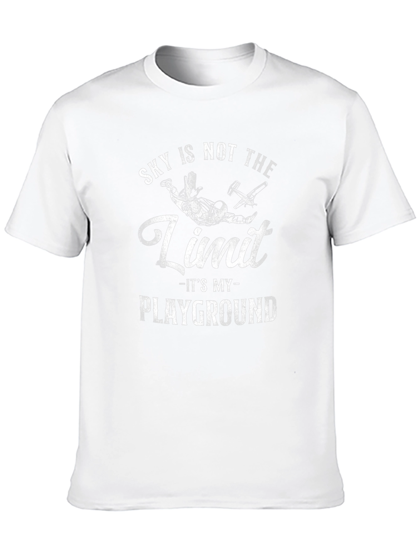 Sky Is Not The Limit Black Graphic T-Shirt