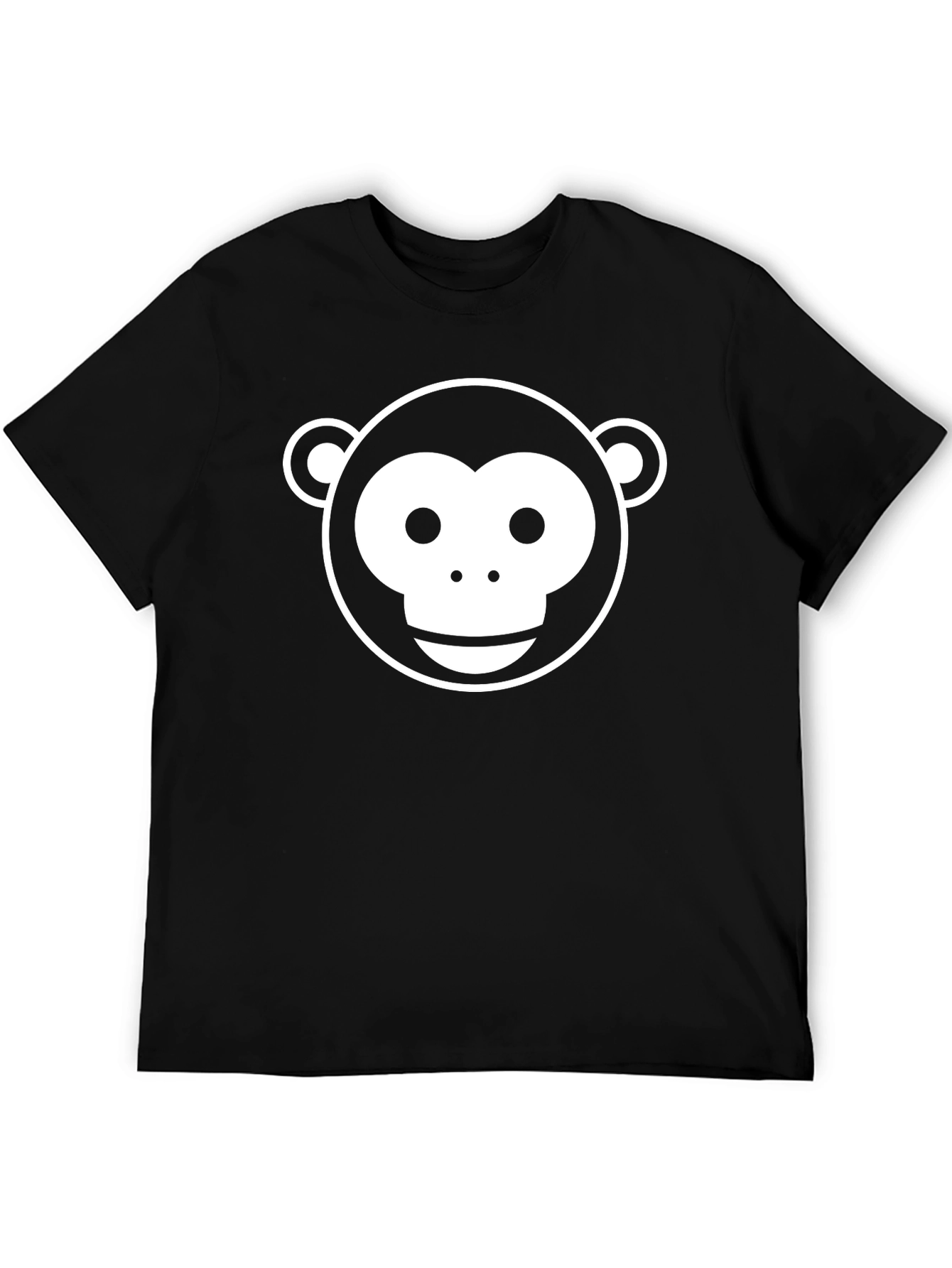 Monkey Face Graphic Tee - Classic Black