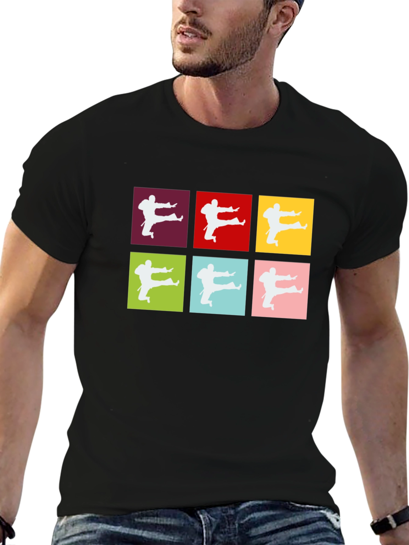 Pop Art Karate T-Shirt - Martial Arts Graphic Tee