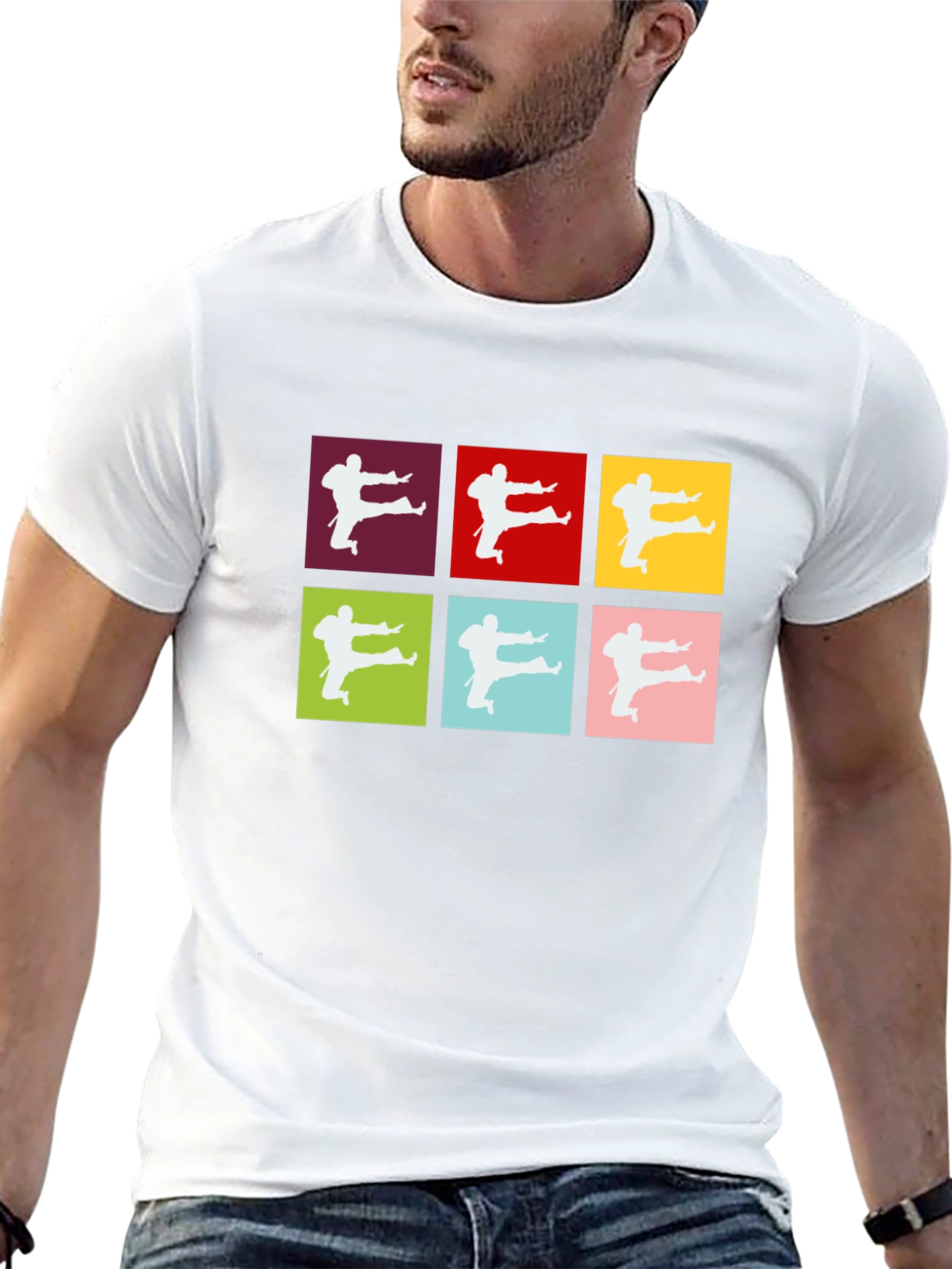 Pop Art Karate T-Shirt - Martial Arts Graphic Tee
