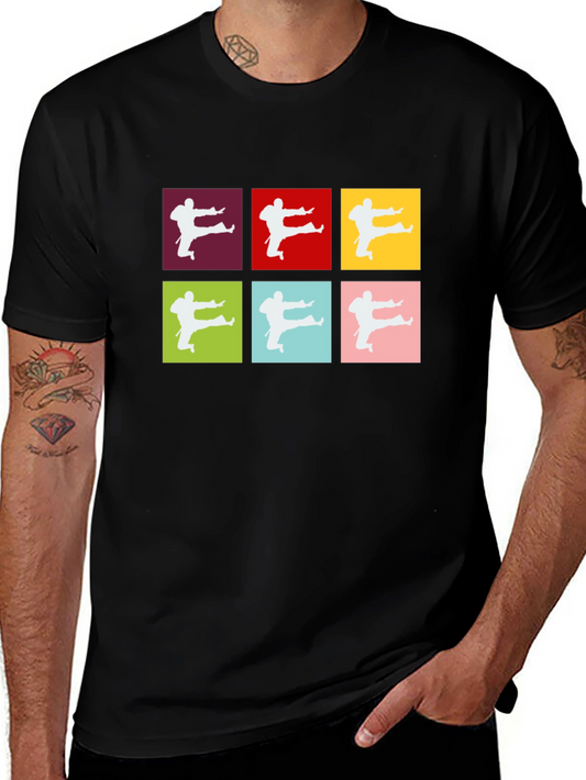 Pop Art Karate T-Shirt - Martial Arts Graphic Tee
