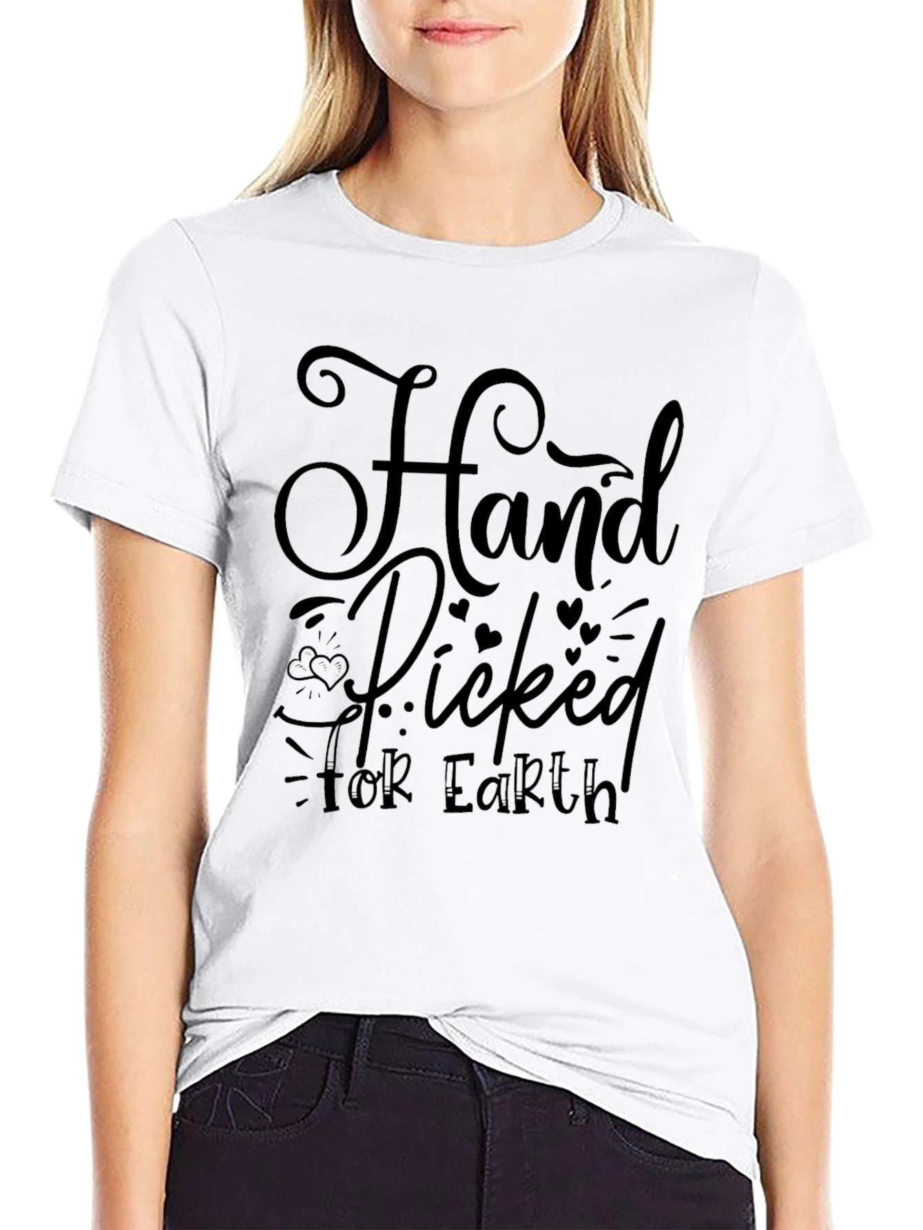 Hand Picked For Earth Graphic T-Shirt