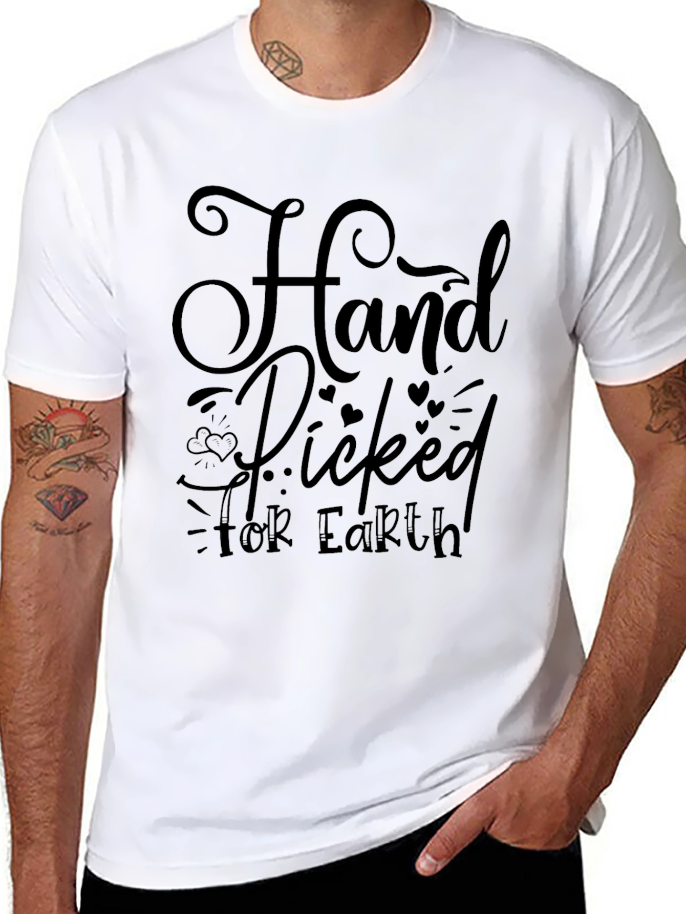Hand Picked For Earth Graphic T-Shirt