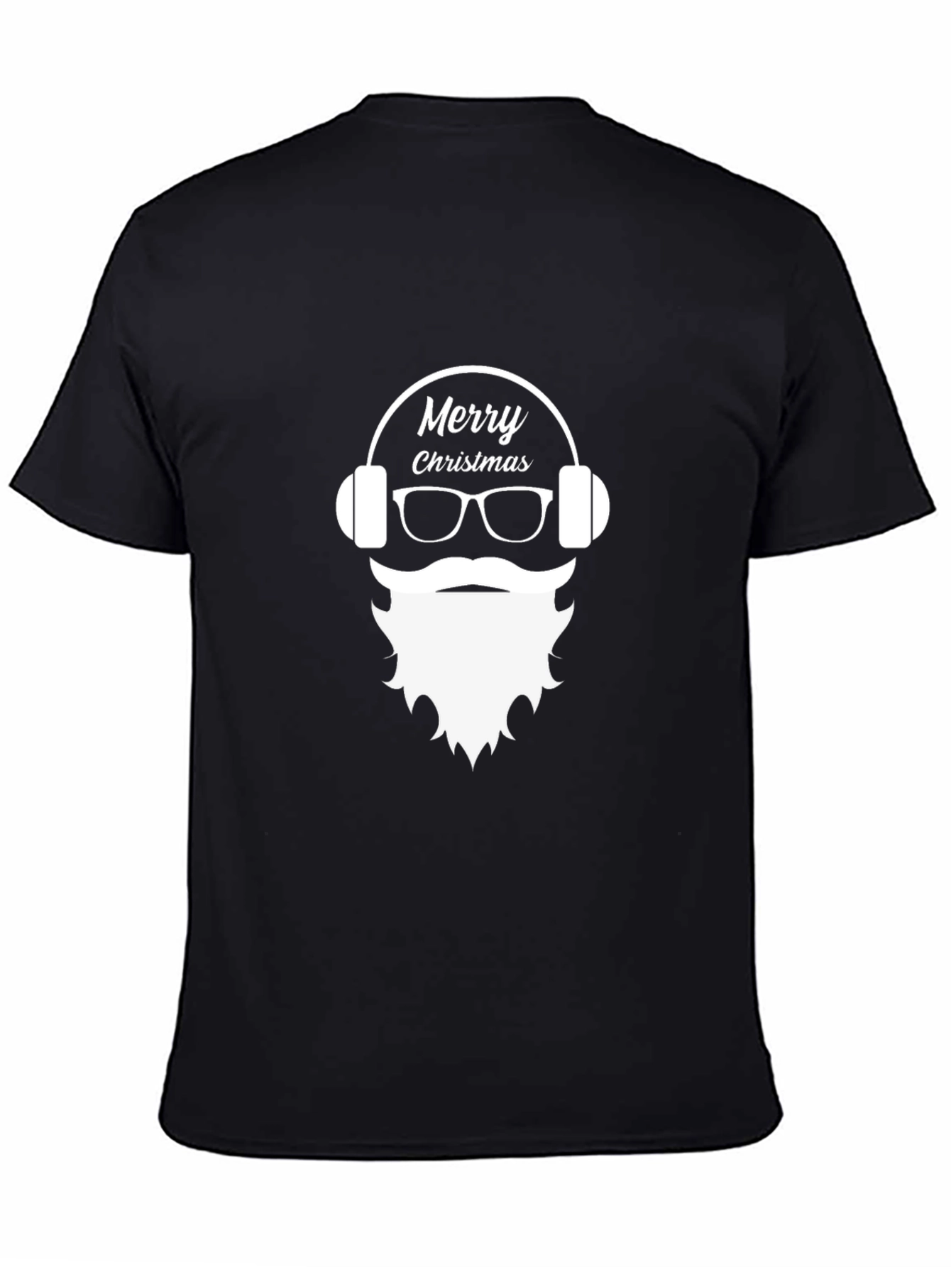 Merry Christmas Santa Headphone T-Shirt