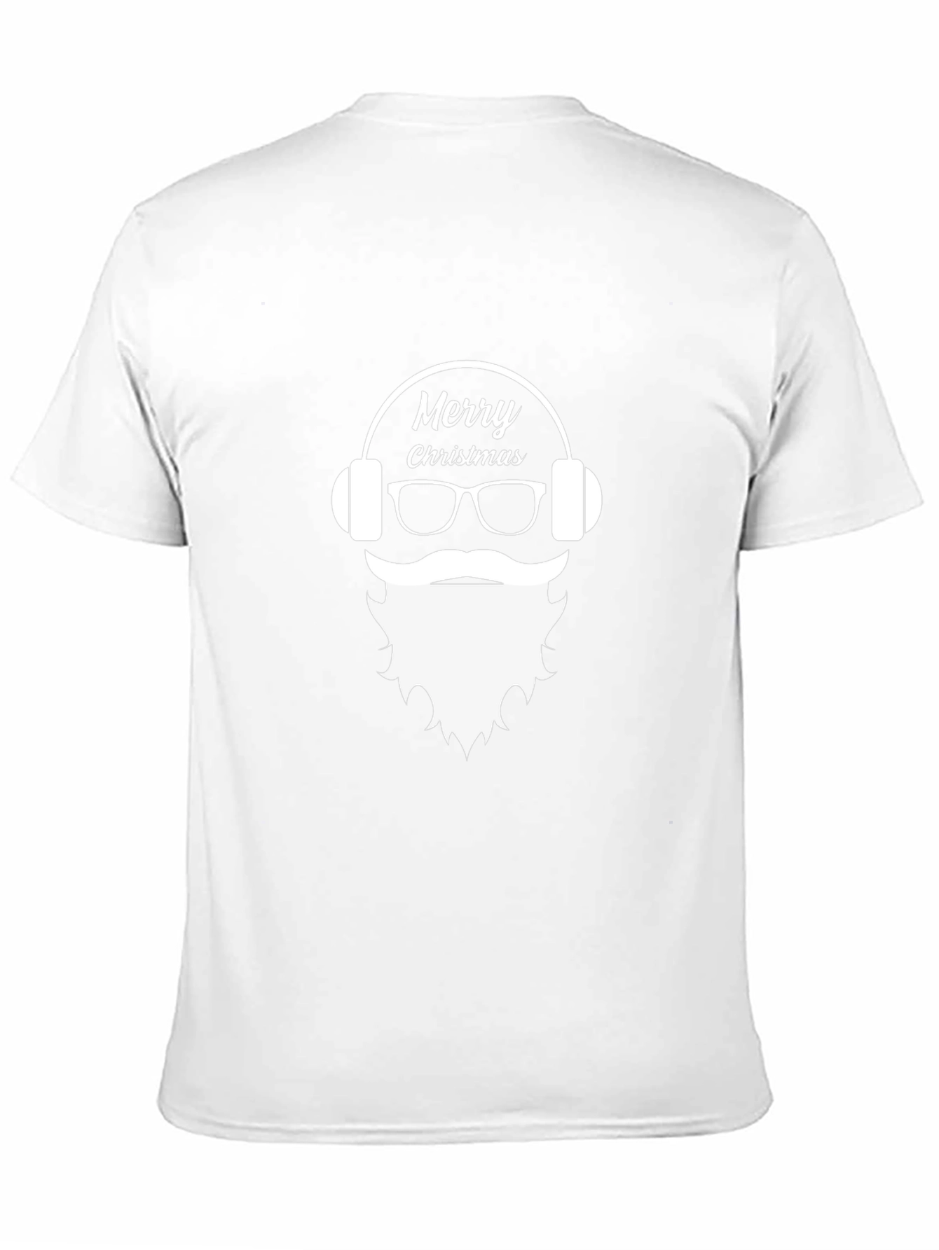 Merry Christmas Santa Headphone T-Shirt