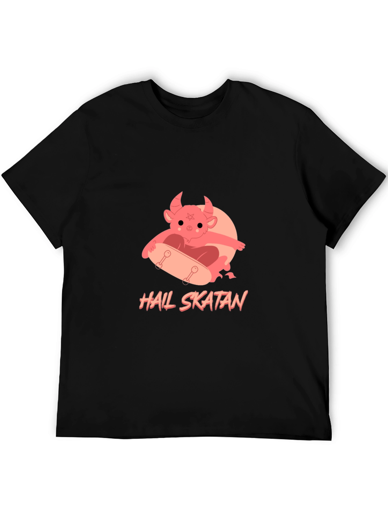 Hail Skatan T-Shirt - Devil Skateboard Graphic
