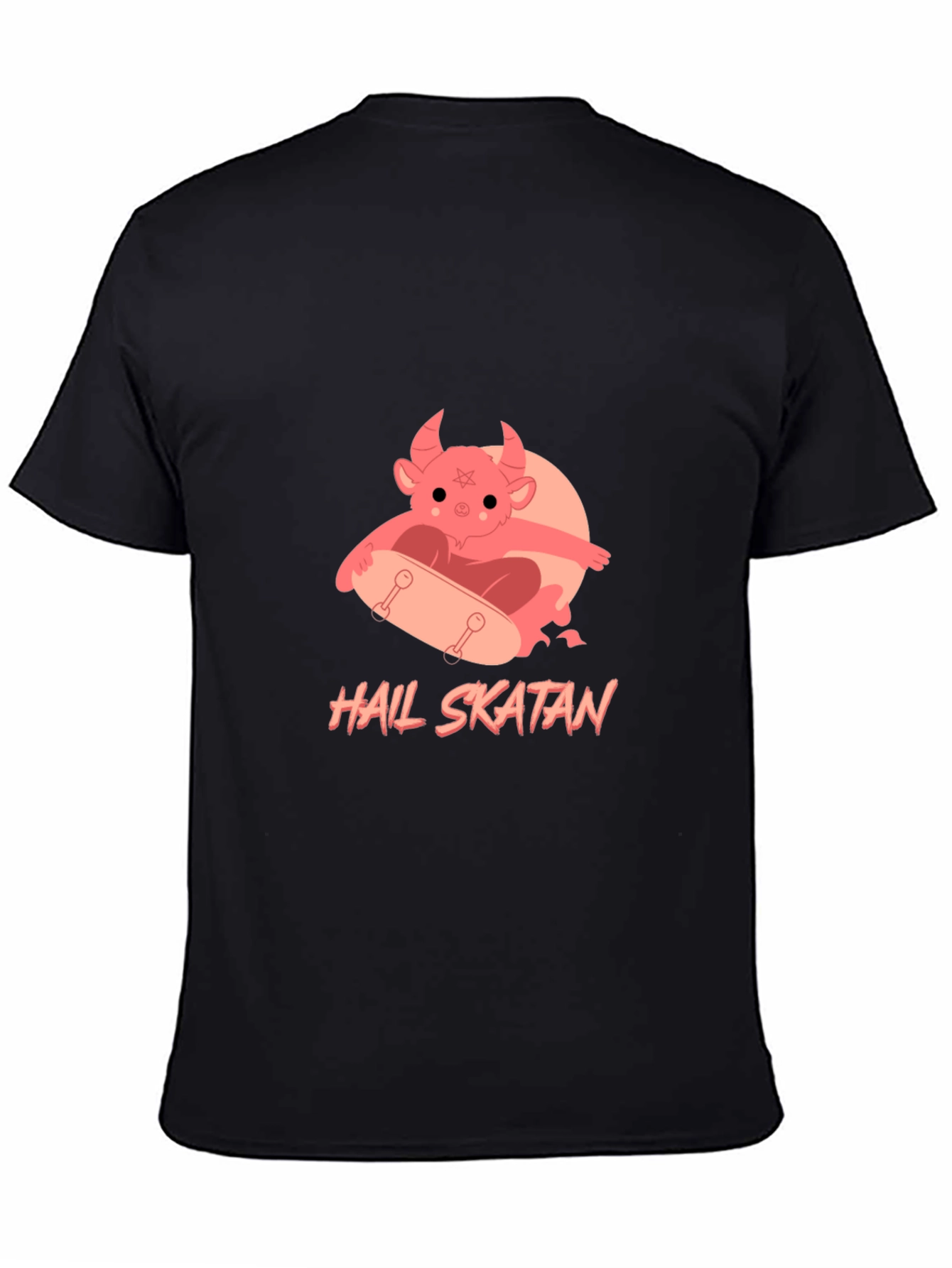 Hail Skatan T-Shirt - Devil Skateboard Graphic