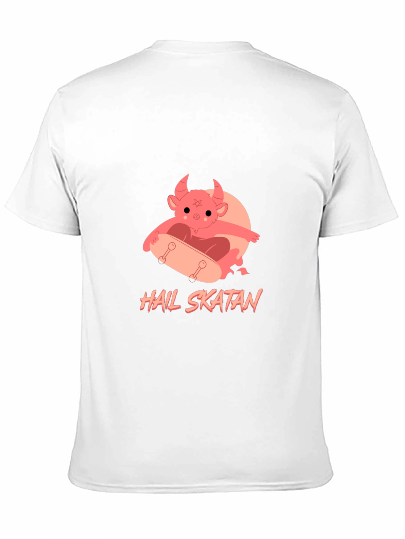 Hail Skatan T-Shirt - Devil Skateboard Graphic