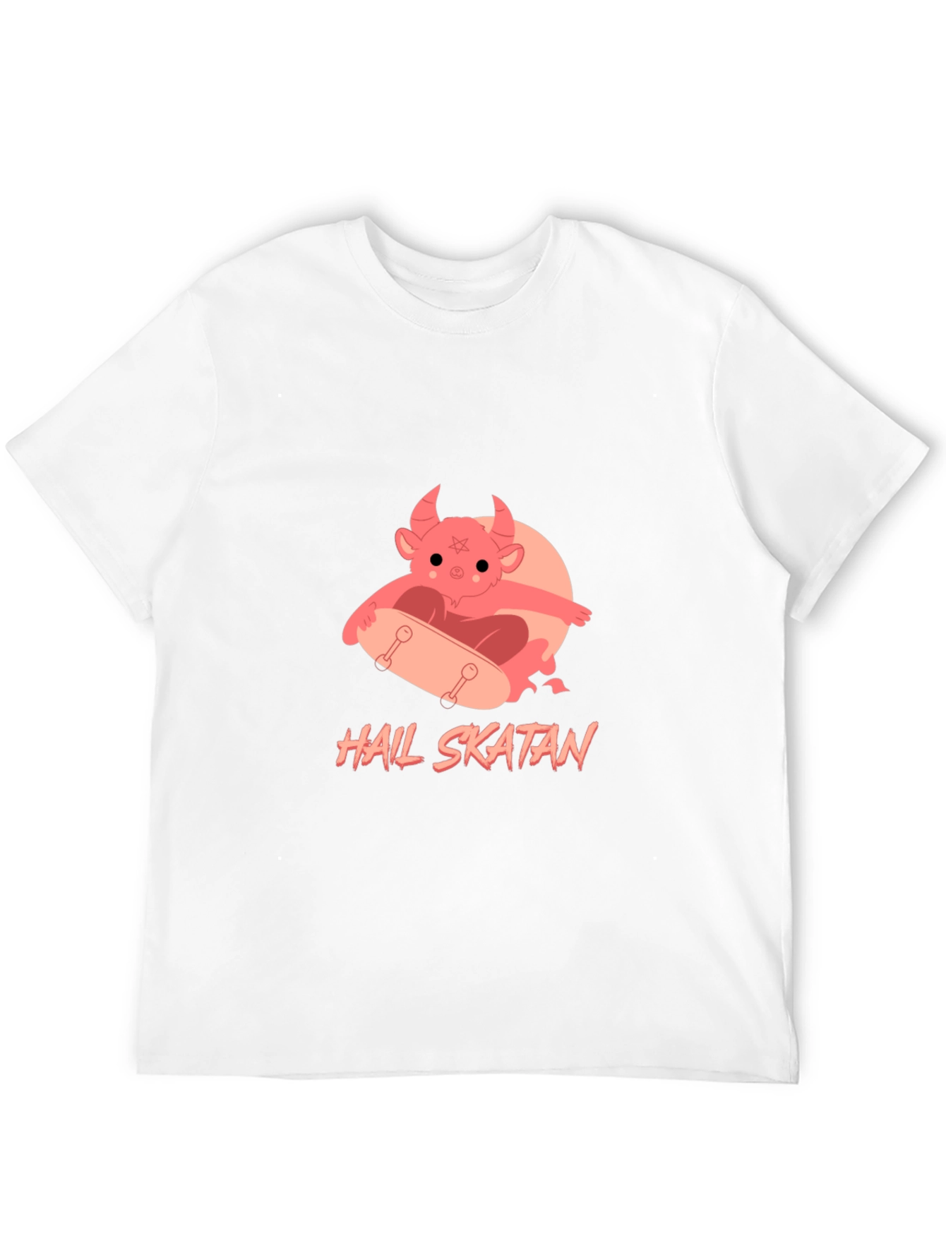 Hail Skatan T-Shirt - Devil Skateboard Graphic