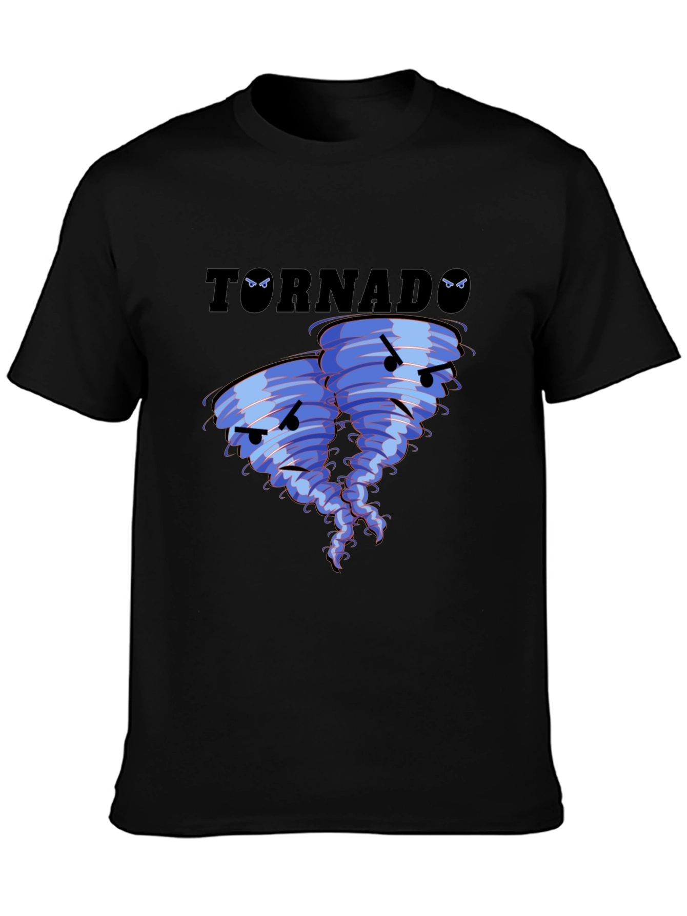 Tornado T-Shirt - Angry Cartoon Weather Graphic Tee