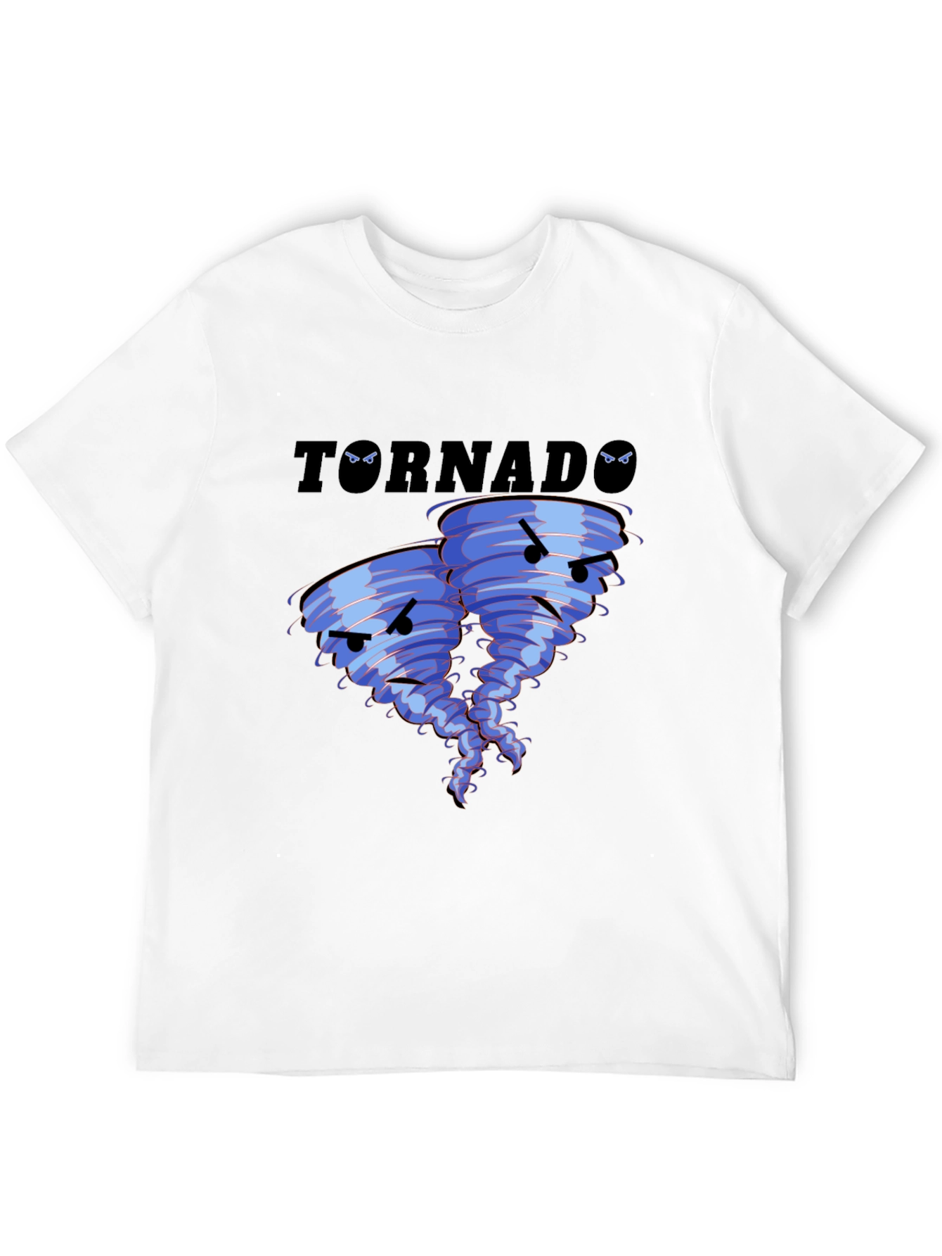 Tornado T-Shirt - Angry Cartoon Weather Graphic Tee