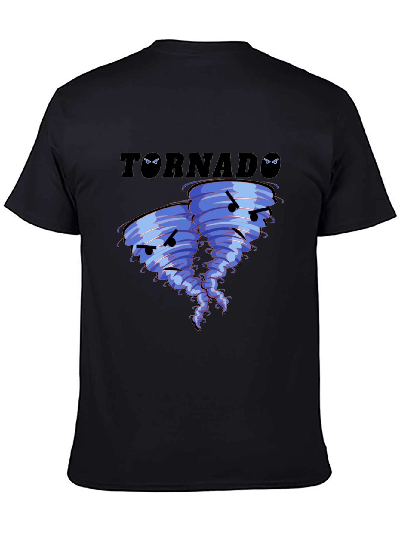 Tornado T-Shirt - Angry Cartoon Weather Graphic Tee