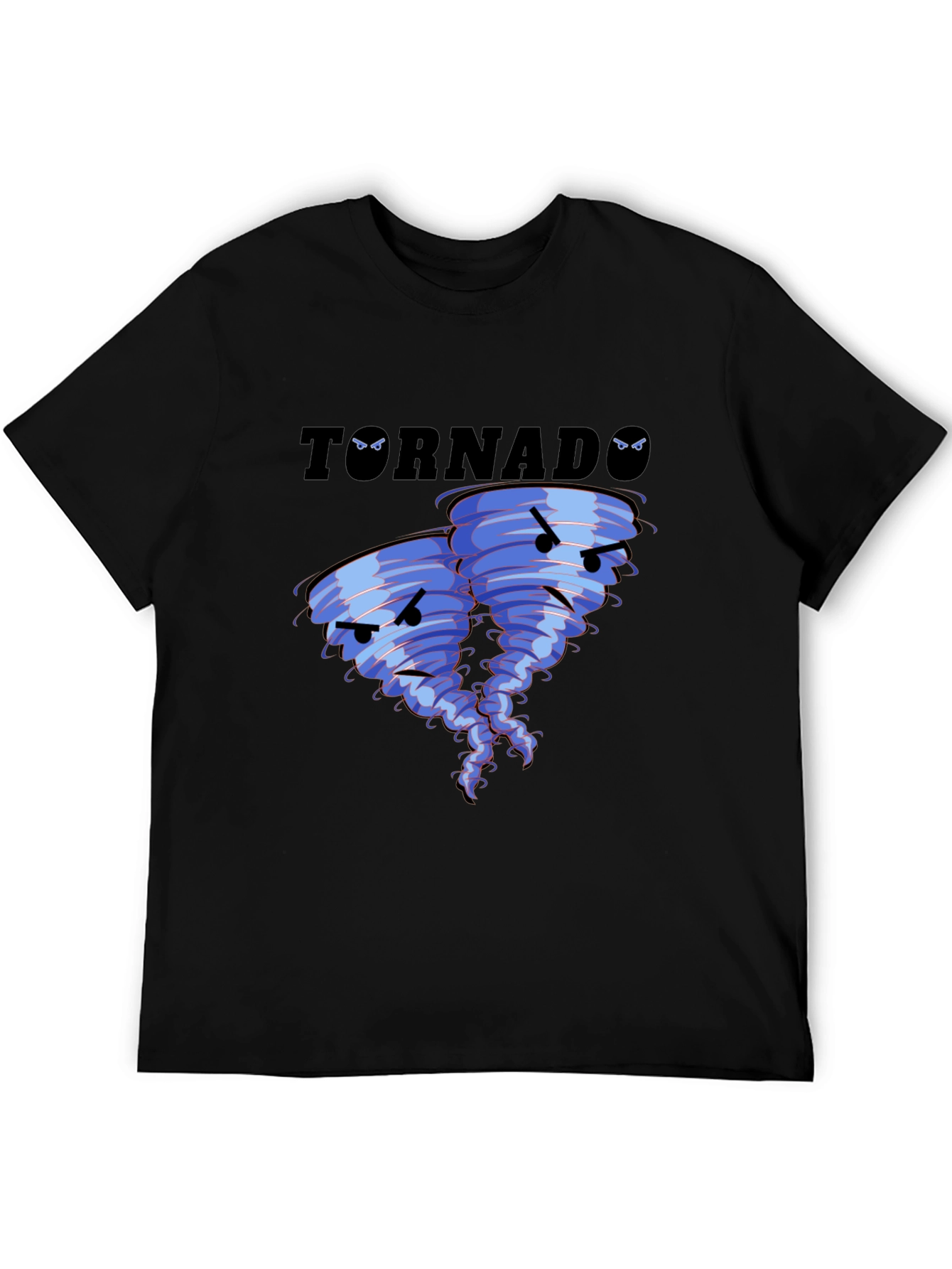 Tornado T-Shirt - Angry Cartoon Weather Graphic Tee