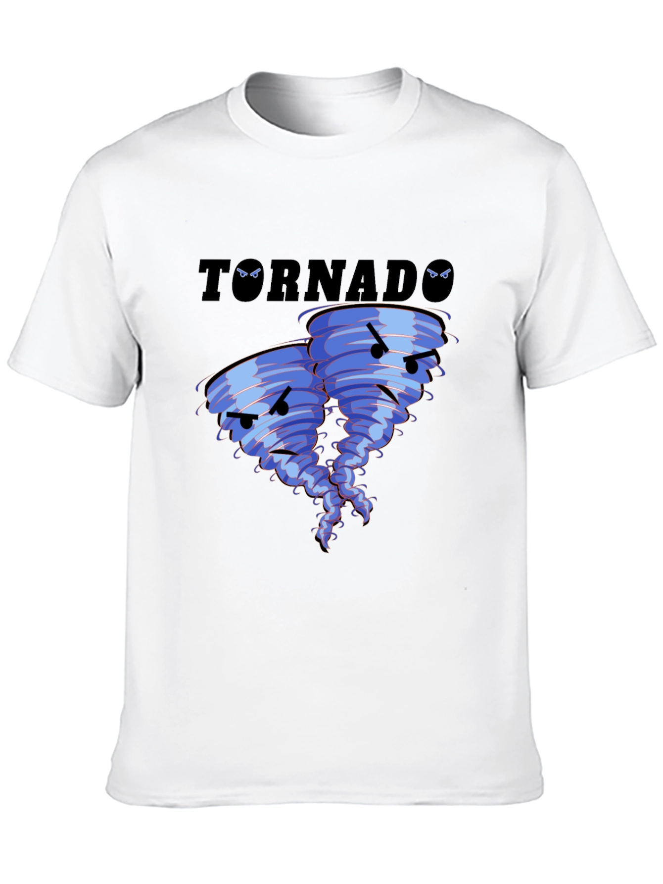 Tornado T-Shirt - Angry Cartoon Weather Graphic Tee
