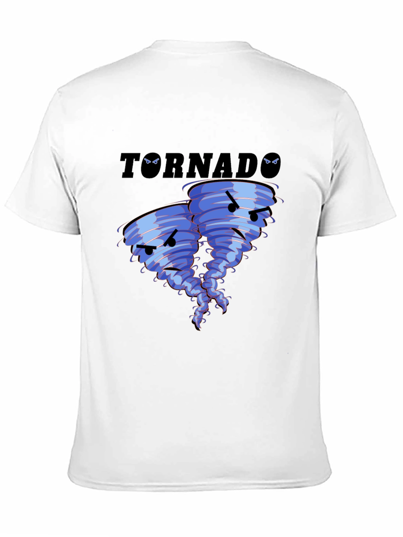 Tornado T-Shirt - Angry Cartoon Weather Graphic Tee