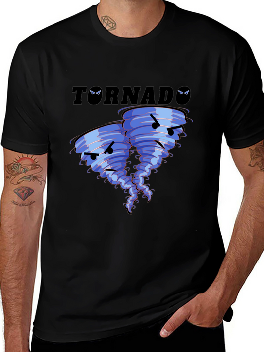 Tornado T-Shirt - Angry Cartoon Weather Graphic Tee
