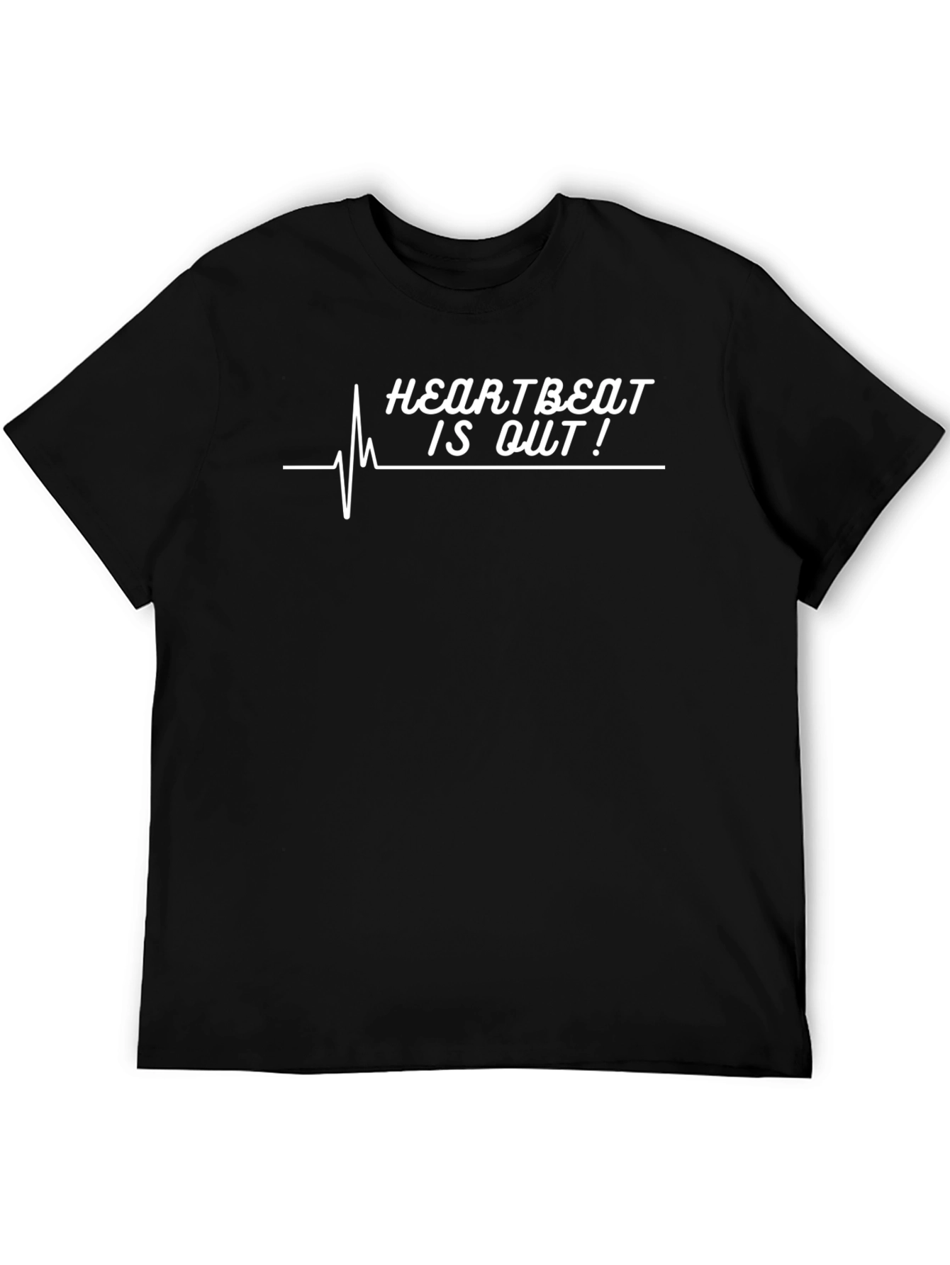 Heartbeat Is Out! Graphic Tee - Black