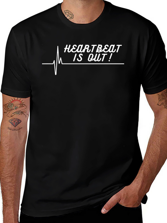 Heartbeat Is Out! Graphic Tee - Black
