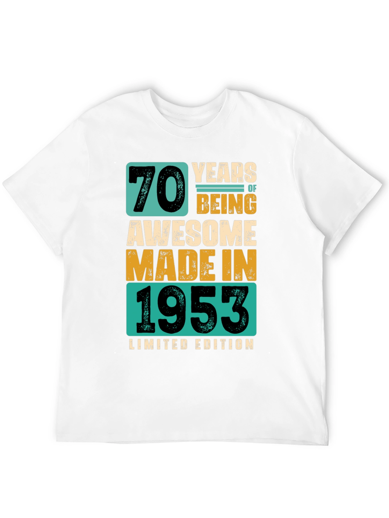 70th Birthday 1953 Limited Edition T-Shirt