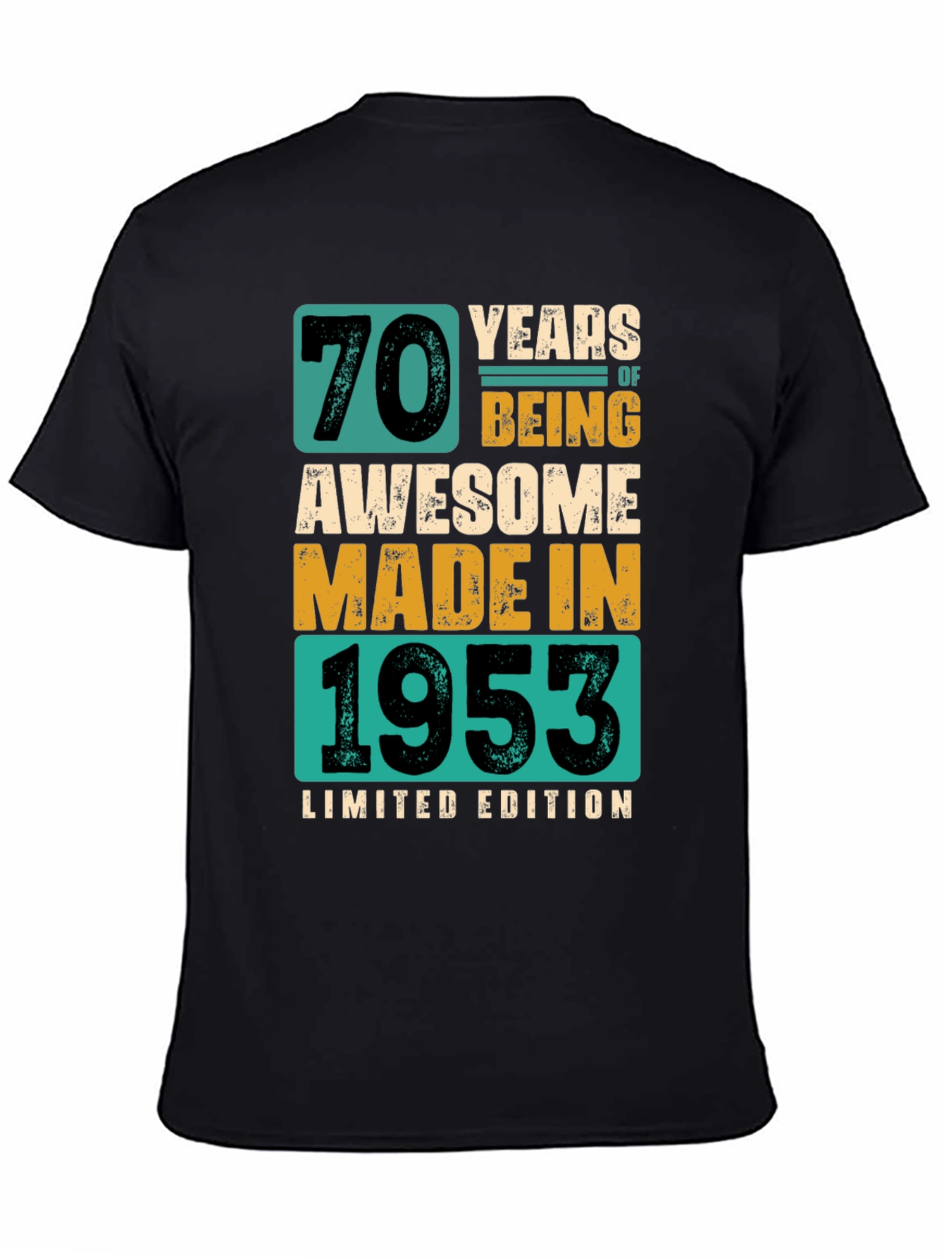 70th Birthday 1953 Limited Edition T-Shirt