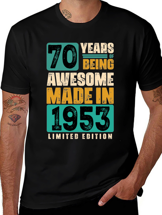 70th Birthday 1953 Limited Edition T-Shirt
