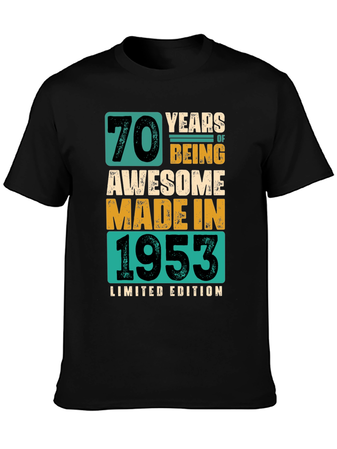 70th Birthday 1953 Limited Edition T-Shirt