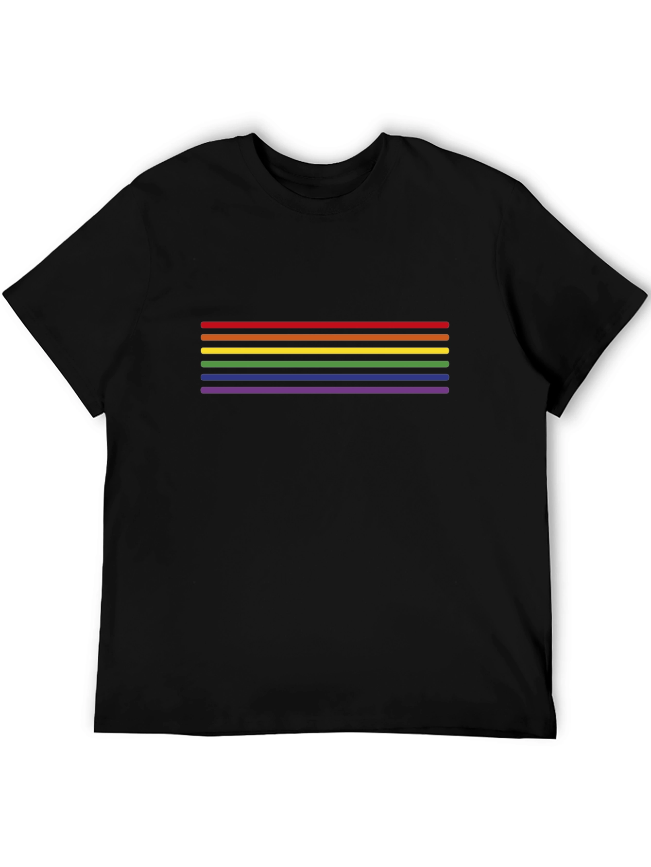 Rainbow Pride Stripes T-Shirt