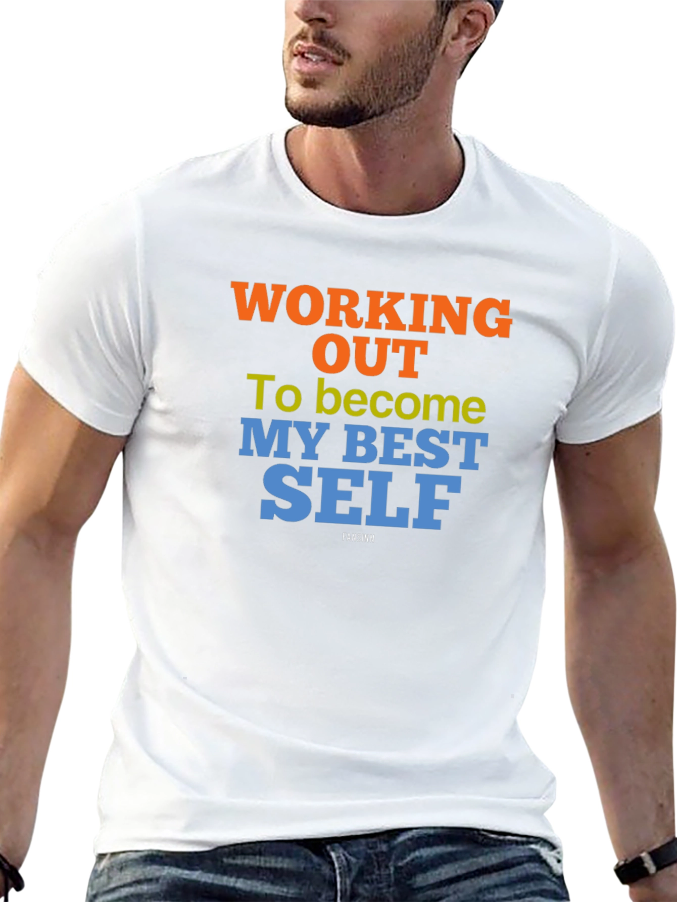Motivational Workout T-Shirt: Be Your Best Self