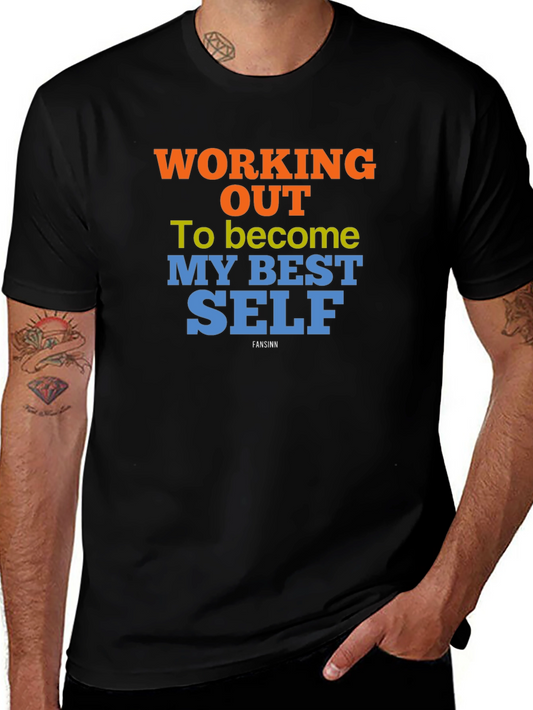 Motivational Workout T-Shirt: Be Your Best Self