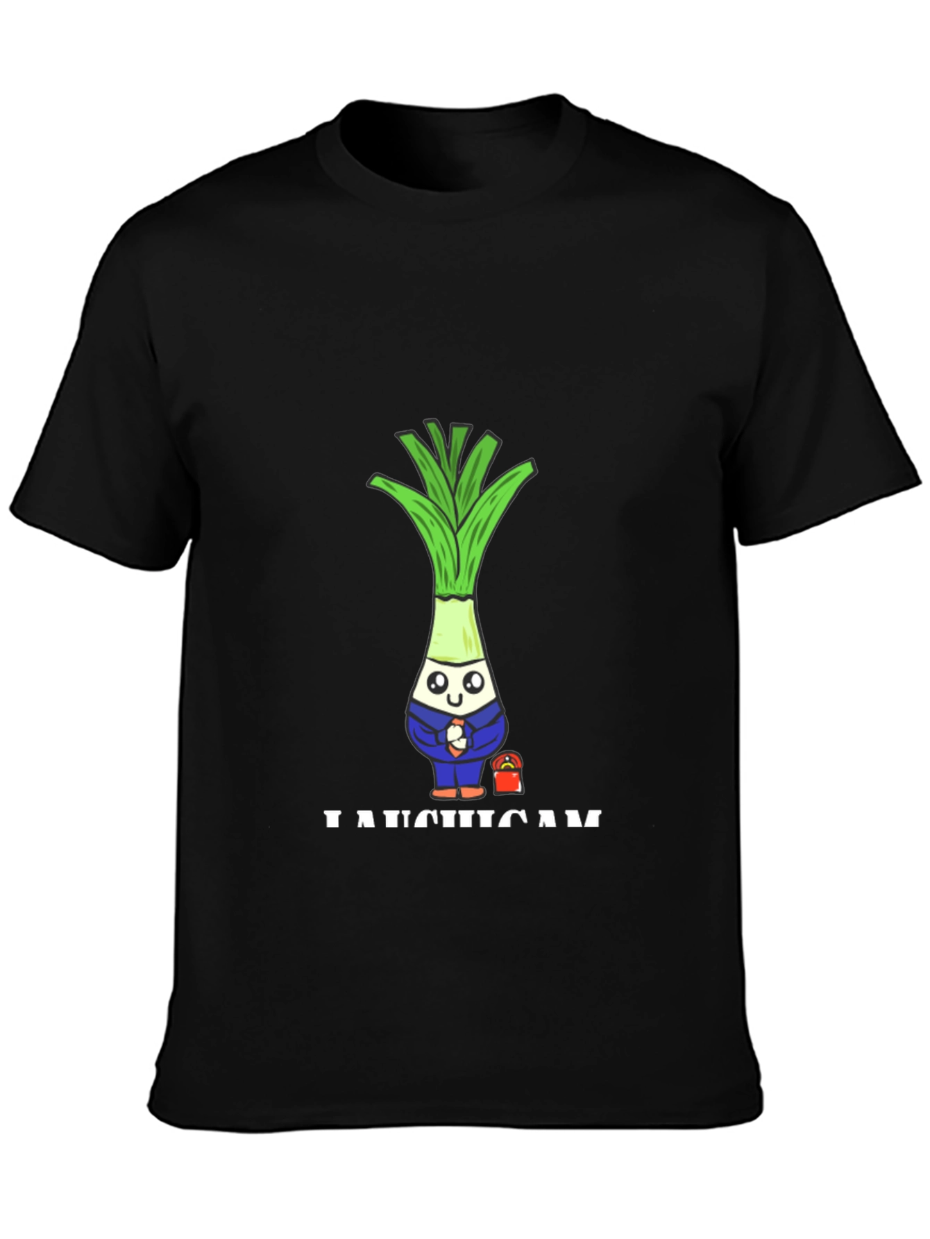 Funny Leek Character T-Shirt