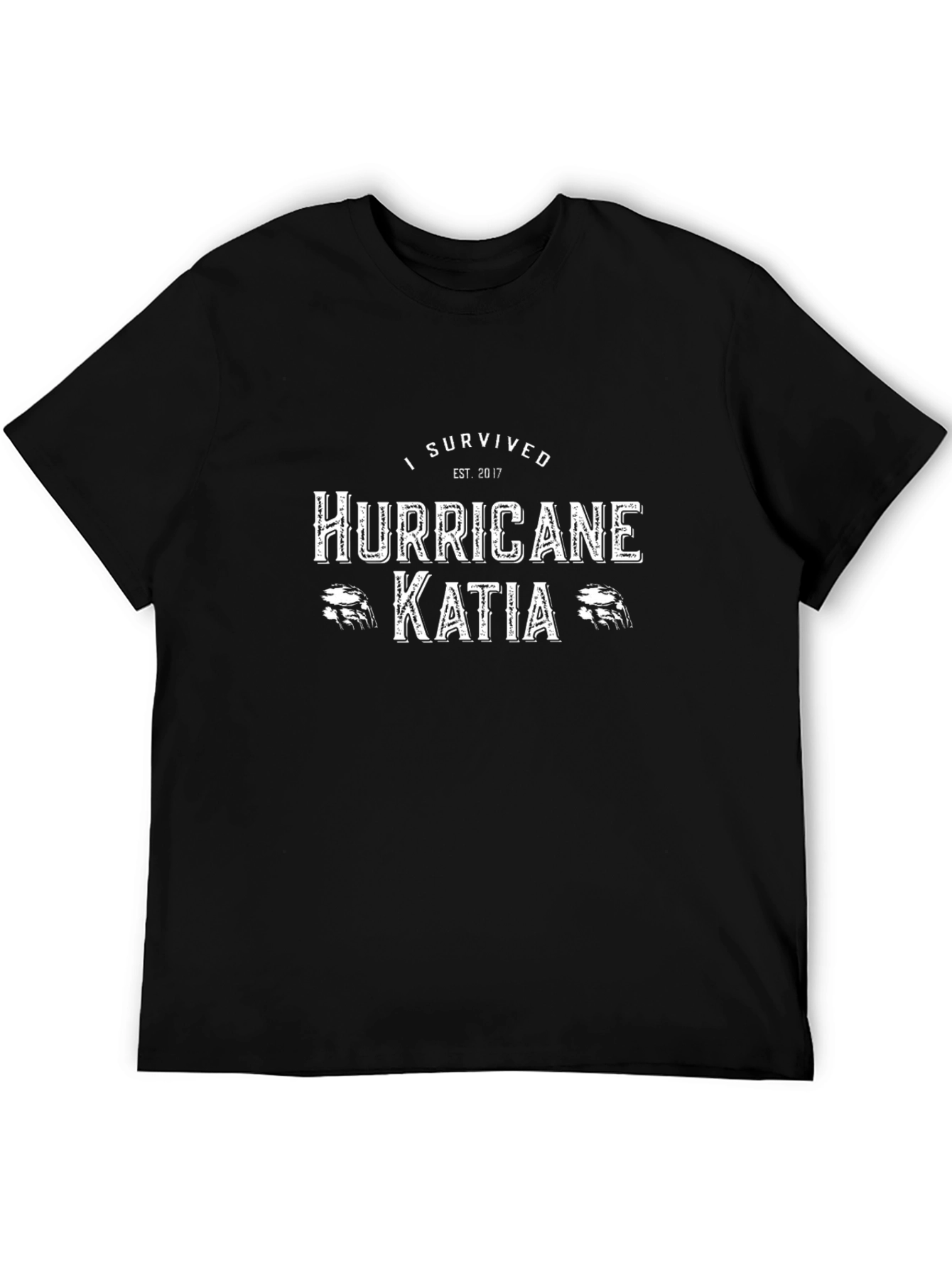 I Survived Hurricane Katia Black T-Shirt