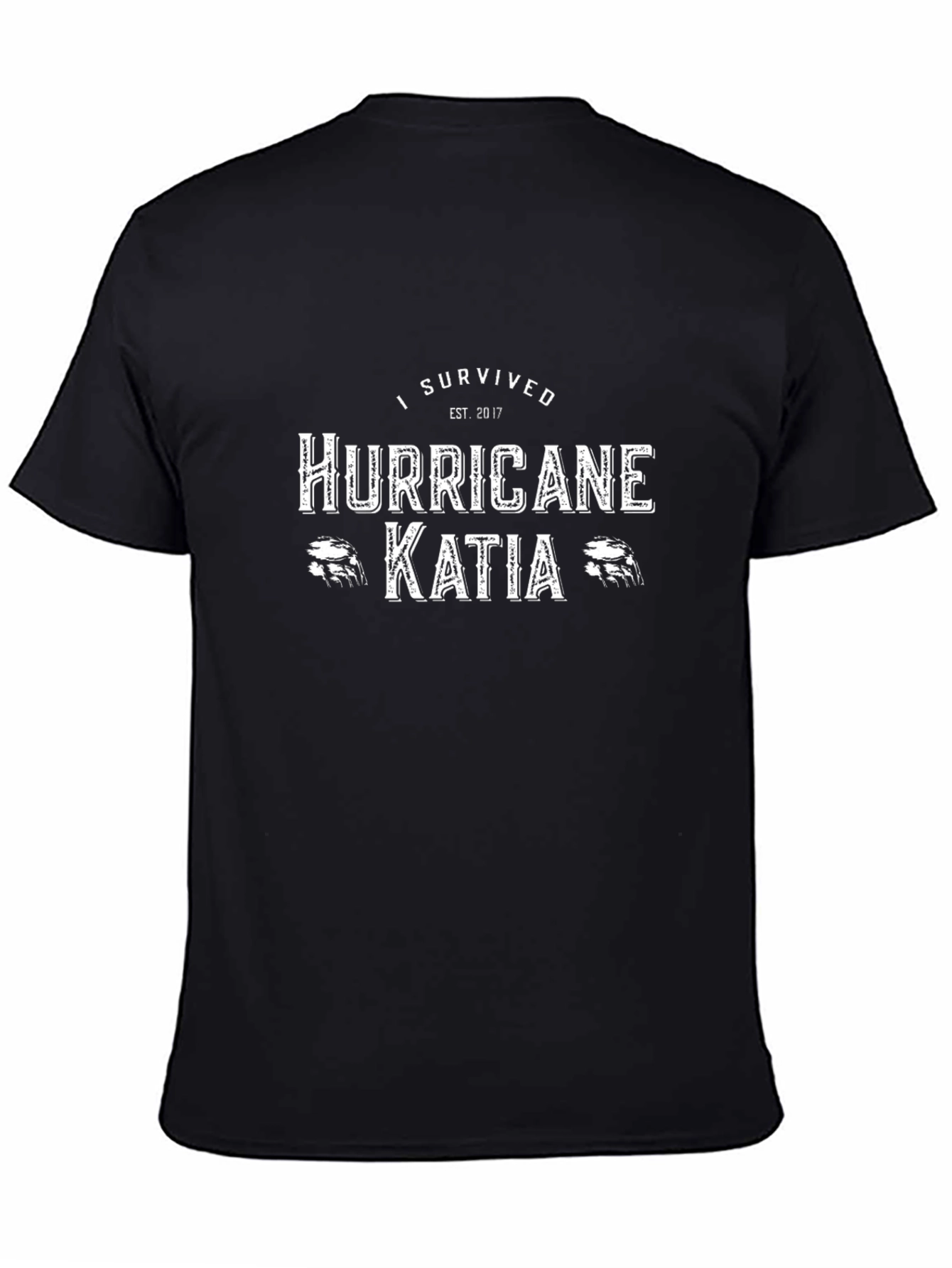 I Survived Hurricane Katia Black T-Shirt