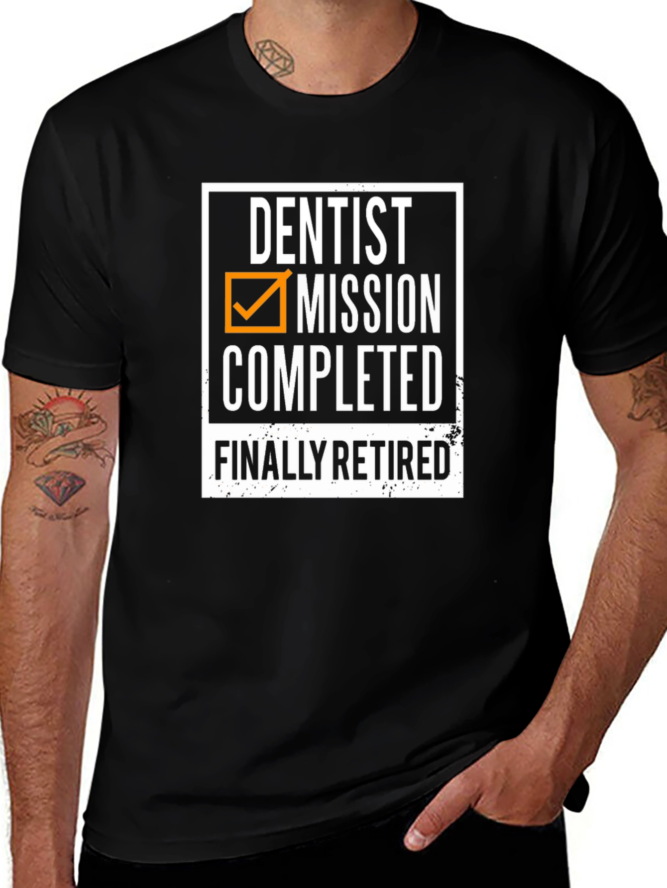Dentist Retirement T-Shirt - Mission Completed
